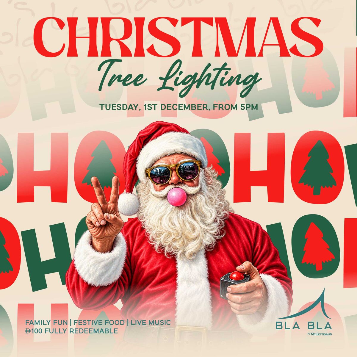 Christmas Tree Lighting at McGettigan's Bla Bla
