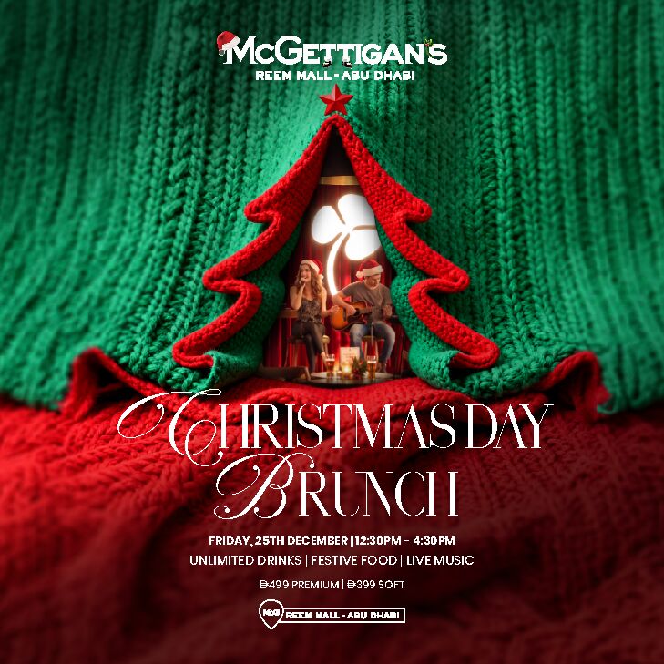 Christmas Day Brunch at McGettigan's Reem Mall