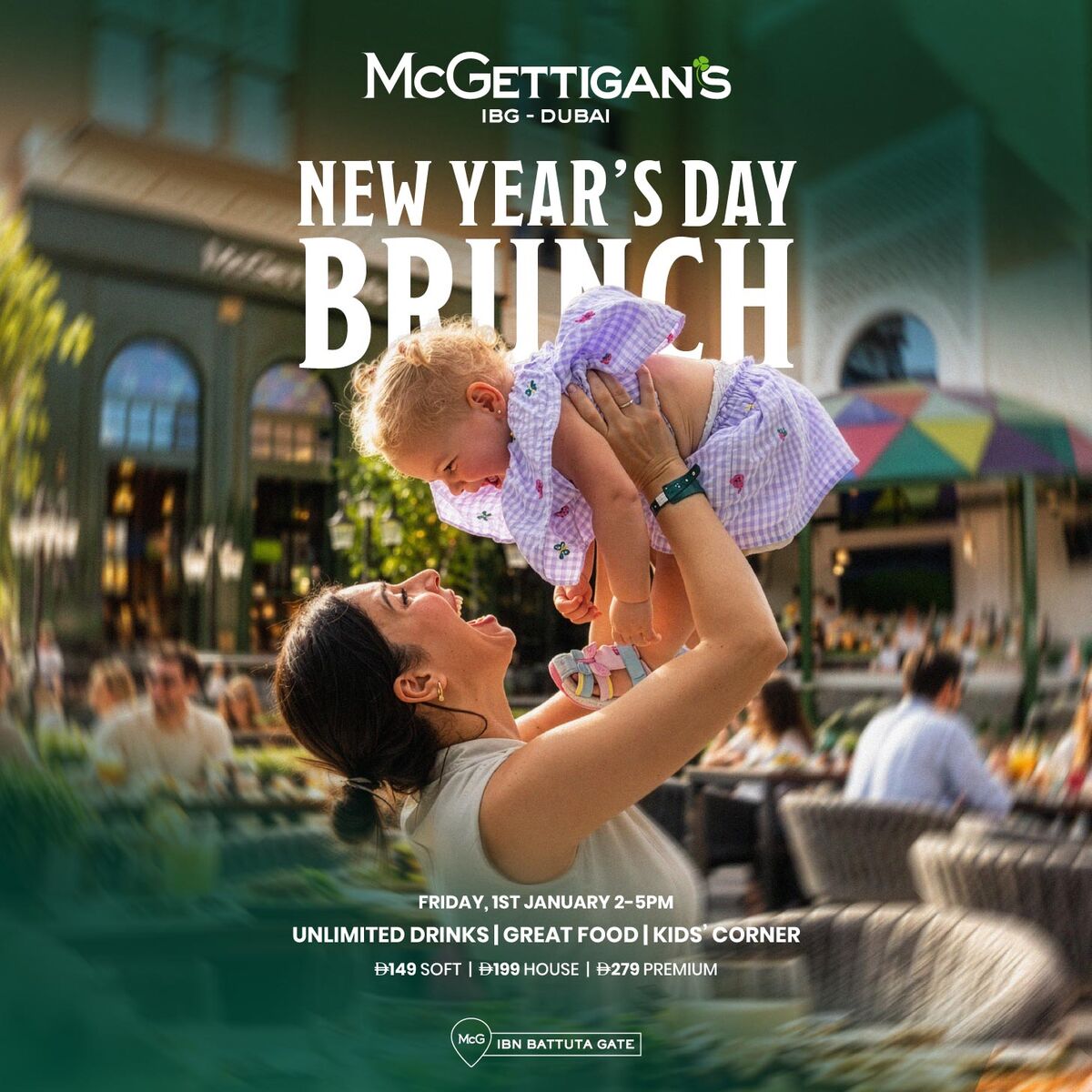 New Year’s Day Brunch at McGettigan's Ibn Battuta Gate