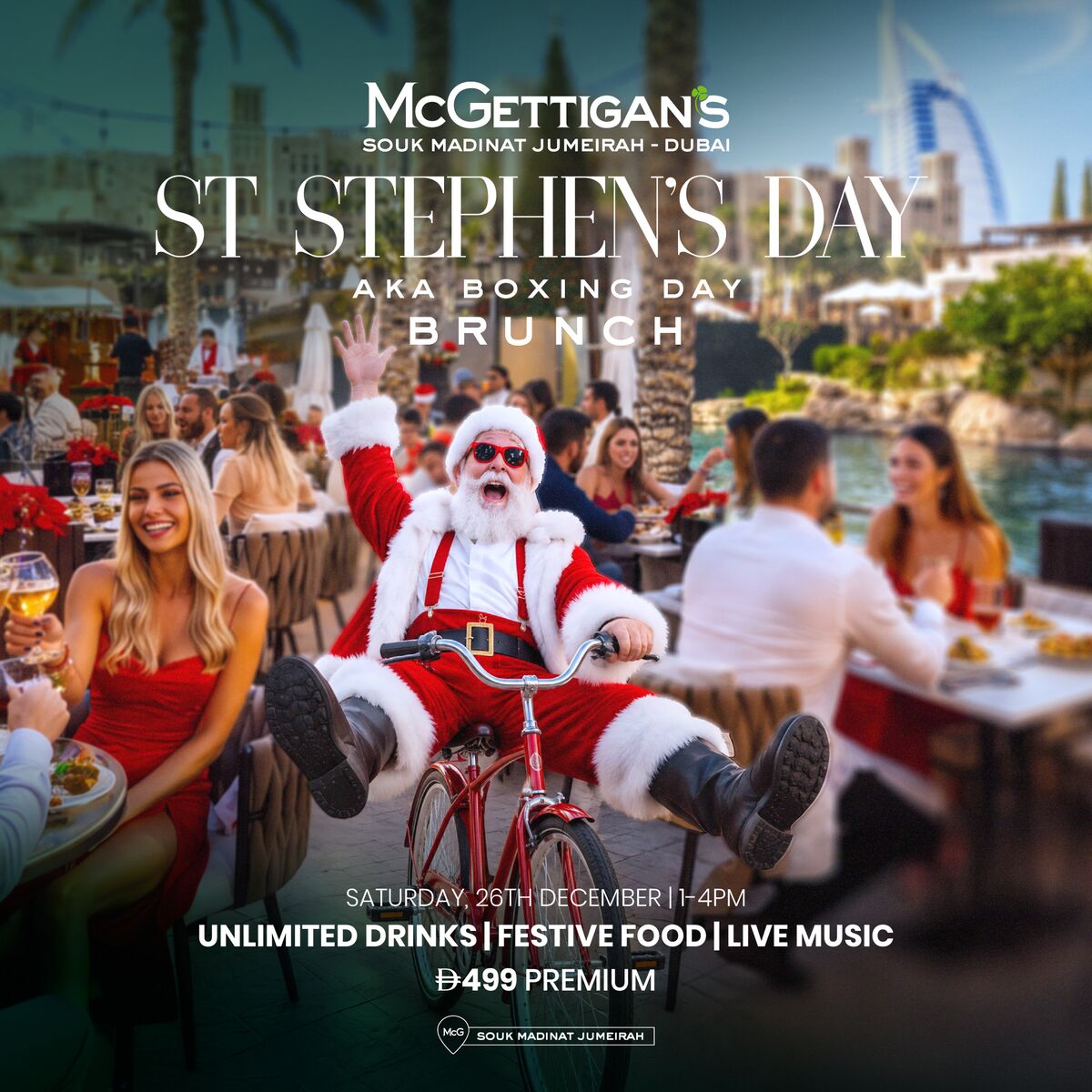 Boxing Day Brunch at McGettigan's Souk Madinat