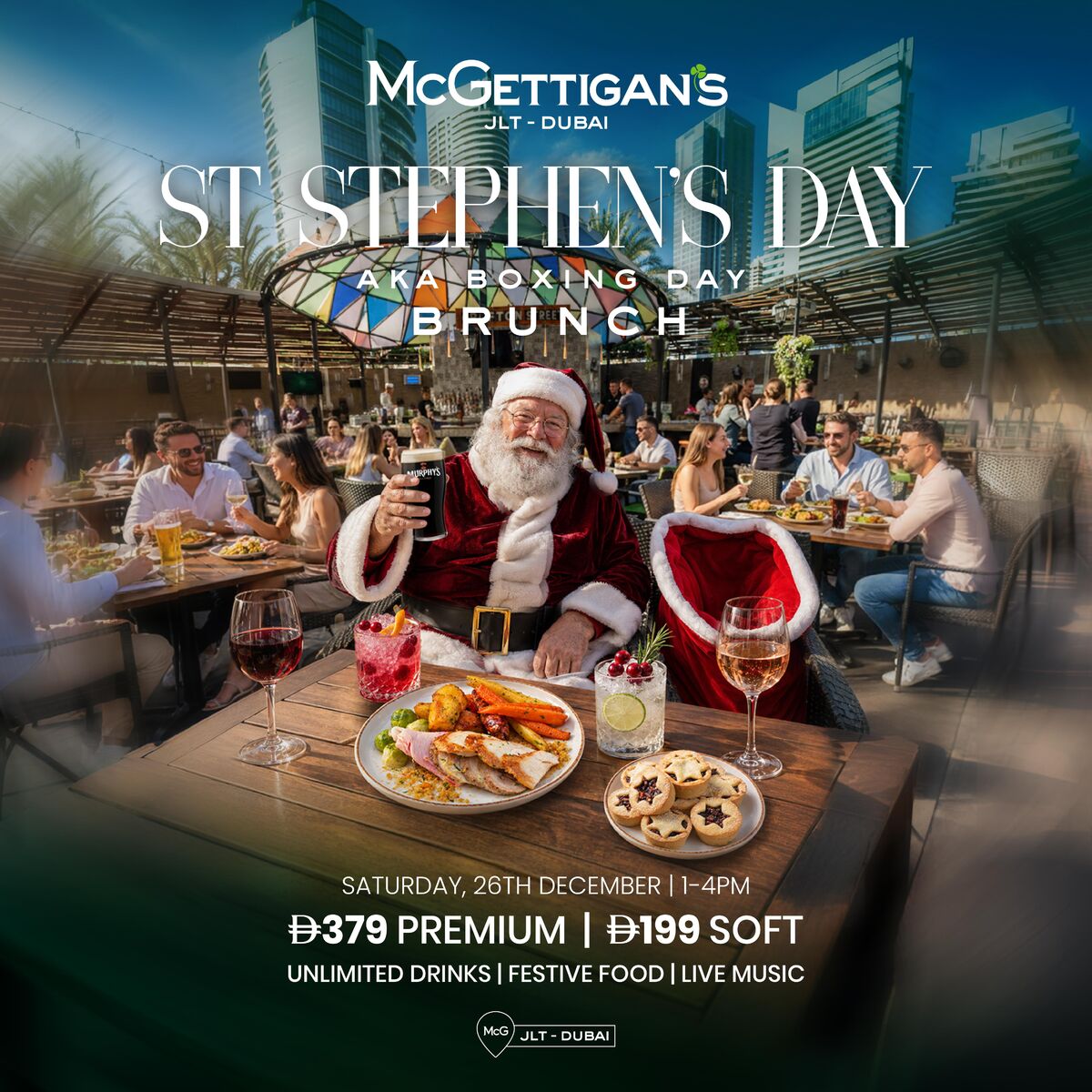 Boxing Day Brunch at McGettigan's JLT